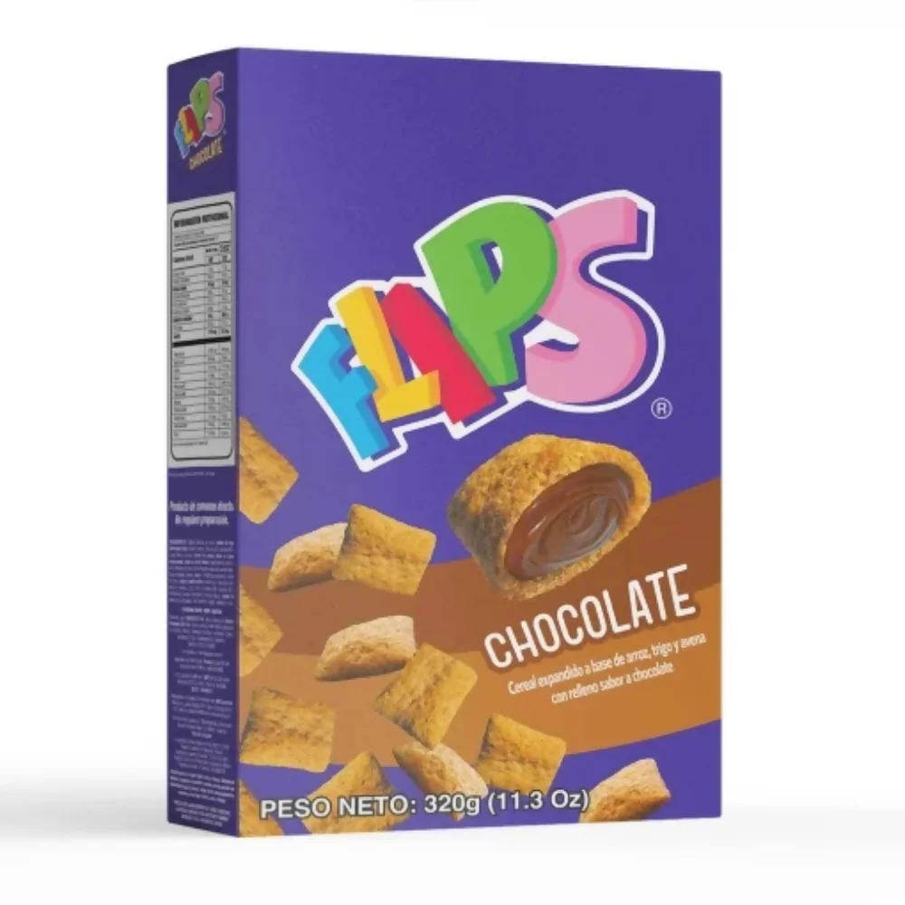 Cereales Flips Caja Chocolate y Dulce de Leche - Imagen 2