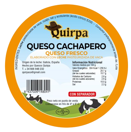Queso Cachapero Quirpa