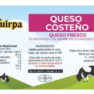 Queso Costeño Quirpa