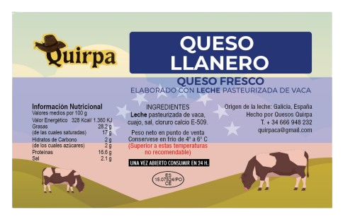 Queso Llanero Quirpa